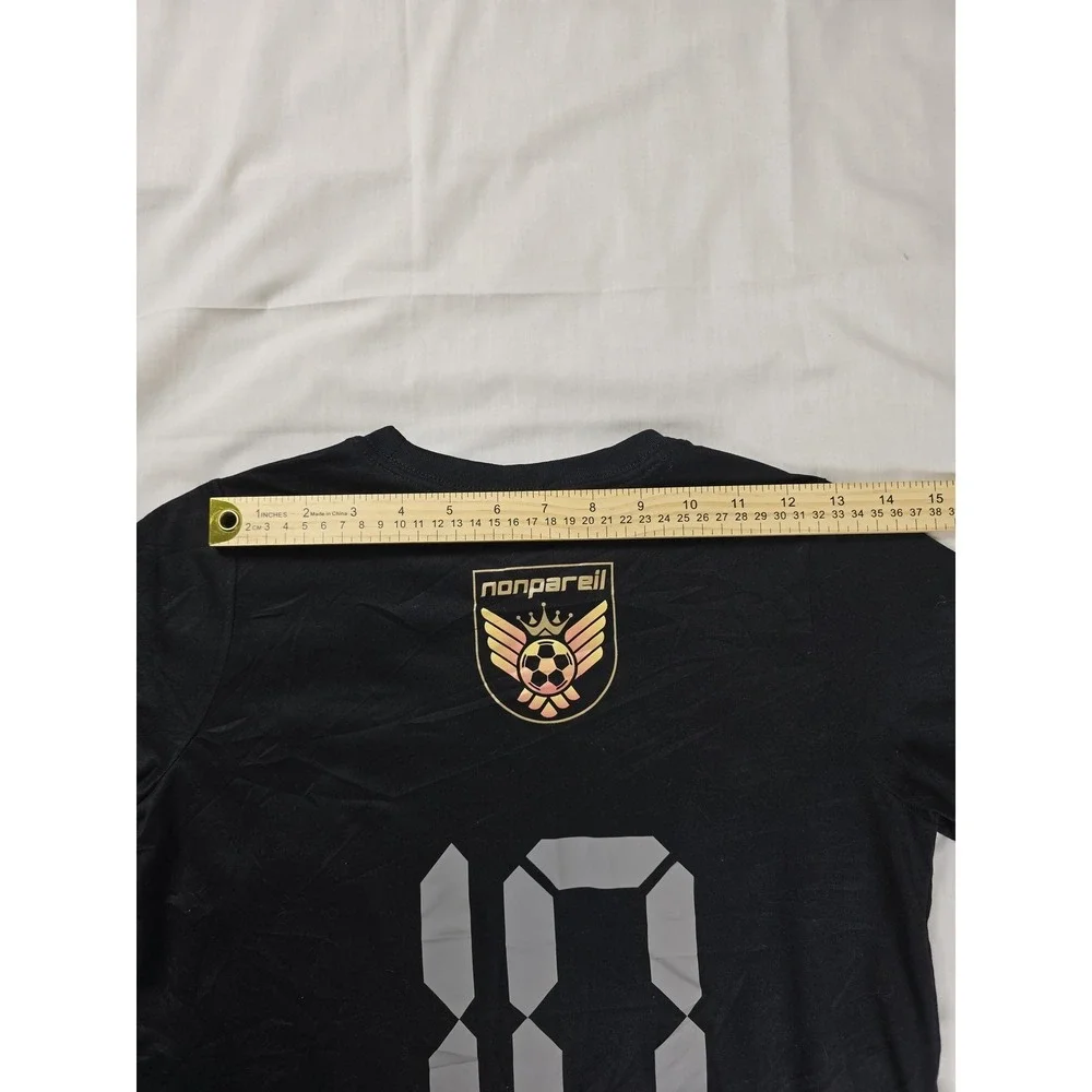 Nike Shirt Mens Medium Black‎ Dri-FIT Nonpareil 10 Soccer Graphic Tee DV7317-010